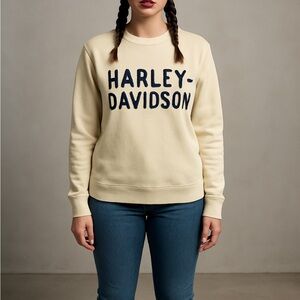 Harley-Davidson Crewneck Sweater with Logo